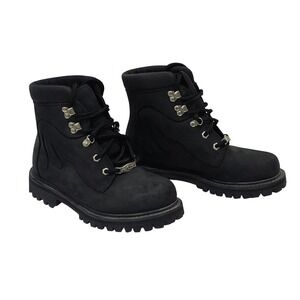 OCC Orange County choppers women's motorcycle boots 7.5 LEATHER LACE UP 1000780‎